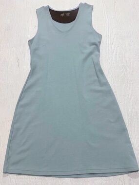 Horny Toad Baby Blue Sleeveless V-Neck Dress Sporty Casual Tennis Golf Dress